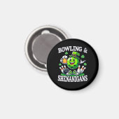 Bowling St. Patrick's Day streken Magneet (Voorkant / Achterkant)