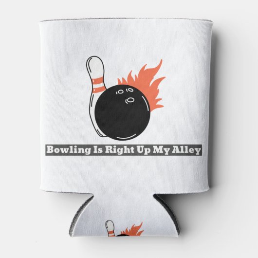 Bowling staat op mijn Alley Blikjeskoeler (Voorkant)