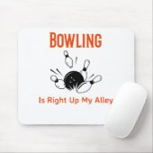 Bowling staat op mijn Alley Muismat (Met muis)