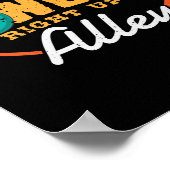 Bowling staat op mijn Alley Poster (Hoek)