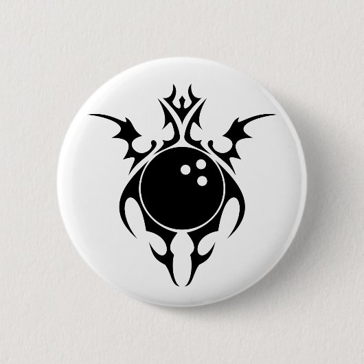bowling, stam. ronde button 5,7 cm (Voorkant)