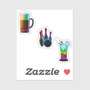 Bowling stickers