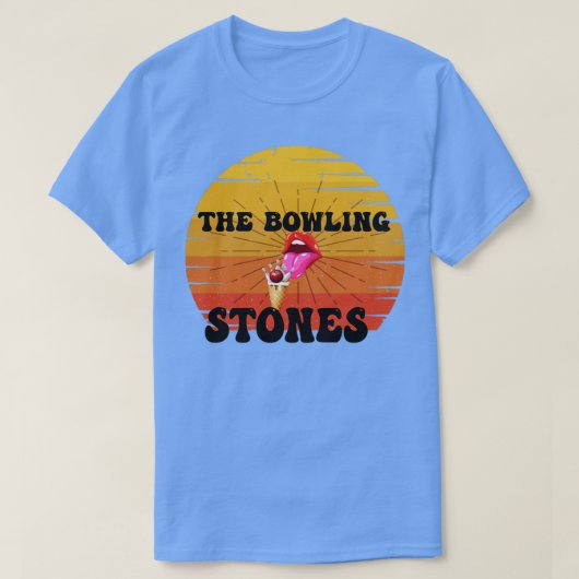 Bowling Stones Parody Funny Bowling T-shirt (Design voorkant)
