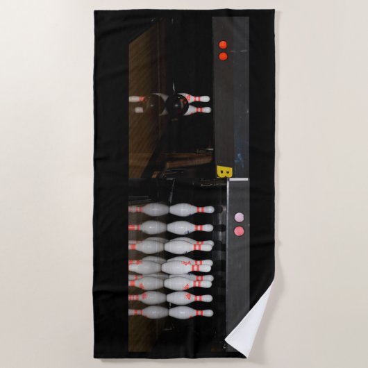 Bowling strand Towel Strandlaken (Voorkant)