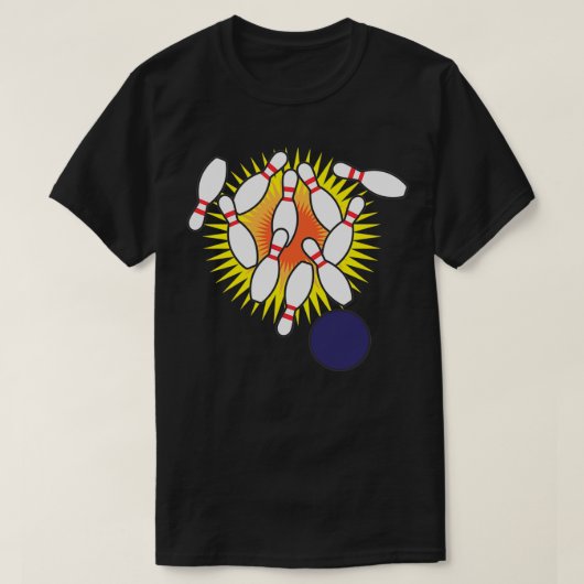 Bowling Strike 9 T-shirt (Design voorkant)