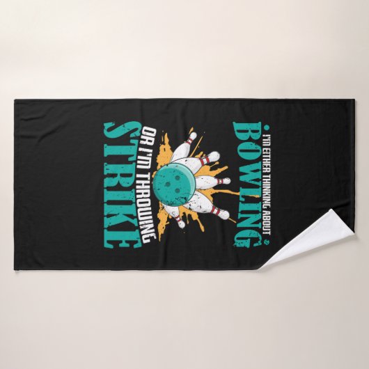 Bowling Strike Badhanddoek (Badhanddoek)