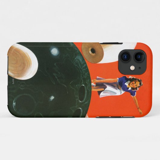 Bowling Strike Case-Mate iPhone Case (Achterkant (horizontaal))