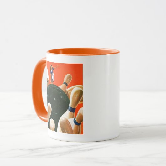 Bowling Strike Mok (Voorkant links)