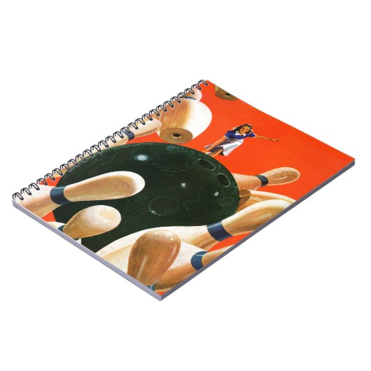 Bowling Strike Notitieboek (Linkerzijde)