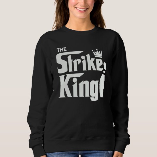 Bowling Strike Parody King Bowler League Trui (Voorkant)