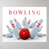 Bowling Strike Poster (Voorkant)
