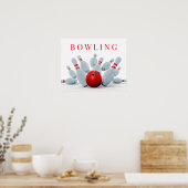 Bowling Strike Poster (Keuken)