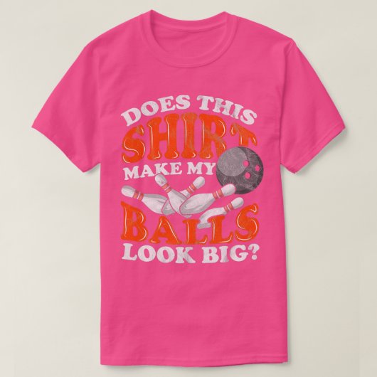 Bowling Strike Skittles Pin Bowling Hall Spare 2 T-shirt (Design voorkant)
