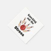 Bowling Strike Slaat Stress Koe Servet (Hoek)