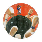 Bowling Strike Snijplank (Voorkant)