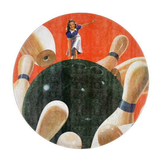 Bowling Strike Snijplank (Voorkant)