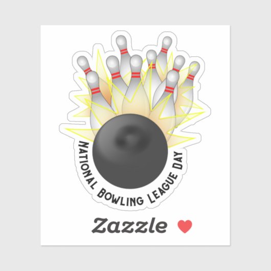 Bowling Strike Sticker (Vel)