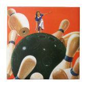 Bowling Strike Tegeltje (Voorkant)