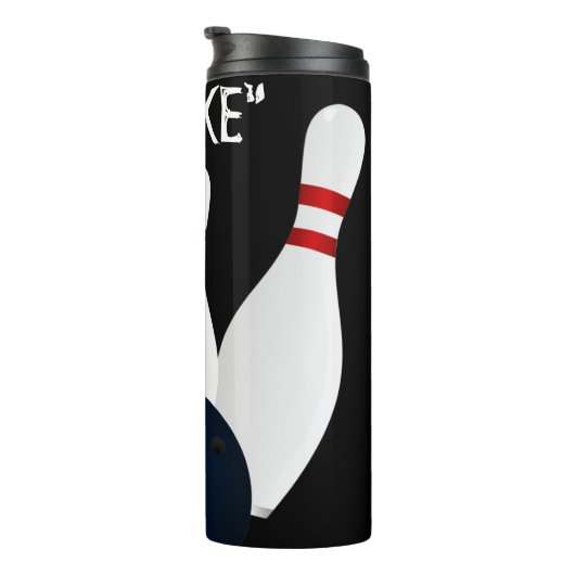 Bowling Strike Thermosbeker (Geroteerd rechts)