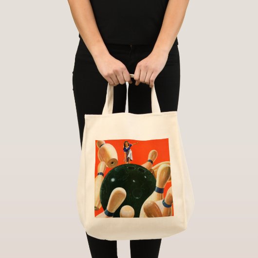 Bowling Strike Tote Bag (Voorkant (product))