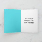 Bowling Strike voor Vaderdag Kaart (Binnen)