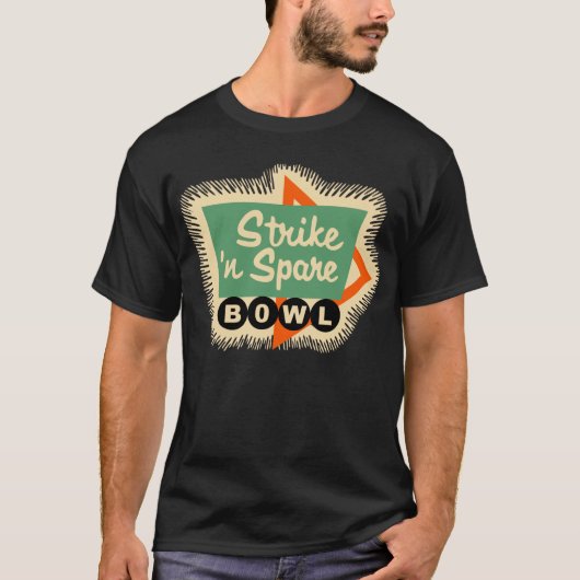  Bowling - Strike'n Spare Bowl T-shirt (Voorkant)