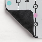 Bowling Stripes Mousepad Muismat (Hoek)