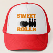 Bowling Sweet Rolls Trucker Pet (Voorkant)