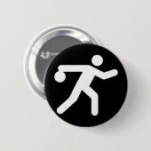 Bowling Symbol Button (Voorkant /achterkant)