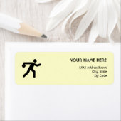 Bowling-symbool Etiket (Insitu)