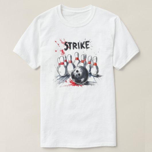 Bowling T-shirt (Design voorkant)