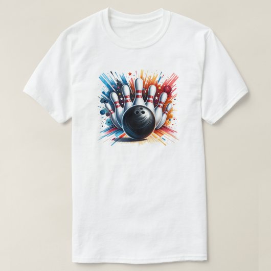 Bowling T-Shirt (Design voorkant)