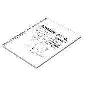 Bowling T-shirt Notitieboek (Linkerzijde)