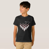 Bowling T-shirt (Personaliseer het) (Voorkant volledig)