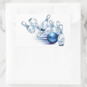 Bowling T-Shirt Trucker Hat Classic Round Sticker (Tas)