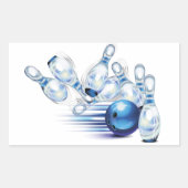 Bowling T-Shirt Trucker Hat Classic Round Sticker (Voorkant)