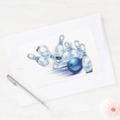 Bowling T-Shirt Trucker Hat Classic Round Sticker (Envelop)