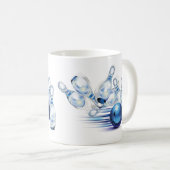 Bowling T-Shirt Trucker Hat Classic Round Sticker Koffiemok (Voorkant rechts)