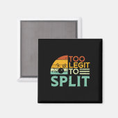 Bowling te legit te splitsen grappig Gezegde bowle Magneet (Voorkant / Achterkant)