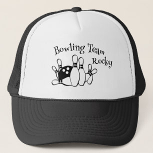 Bowling Team Ball en Pins Trucker Pet
