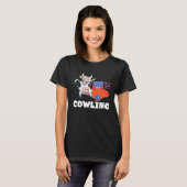 Bowling Team Bowling Koe Bowler Bowling Pin Strik T-shirt (Voorkant volledig)
