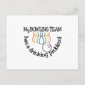 Bowling Team Briefkaart (Voorkant)