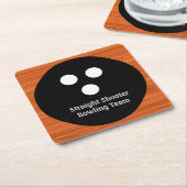 Bowling Team Budget Onderzetters (Schuin)