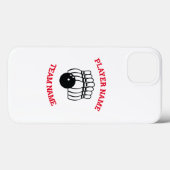  Bowling-team Case-Mate iPhone Case (Achterkant (horizontaal))