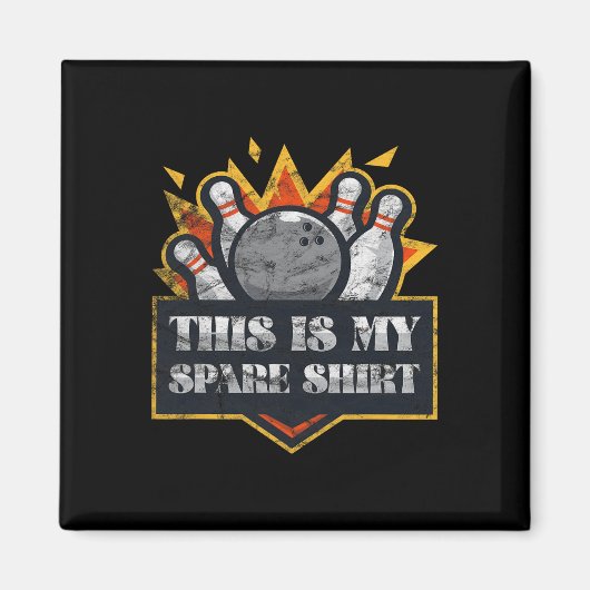 Bowling Team Funny Bowler League Matching Magneet (Voorkant)
