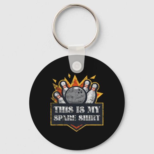 Bowling Team Funny Bowler League Matching Sleutelhanger (Voorkant)