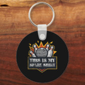 Bowling Team Funny Bowler League Matching Sleutelhanger (Voorkant)