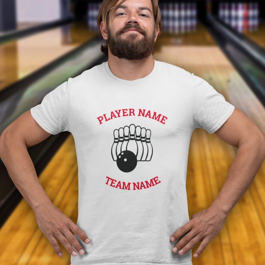 Bowling Team Logo T-shirt