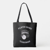  Bowling Team Logo Tote Bag (Achterkant)