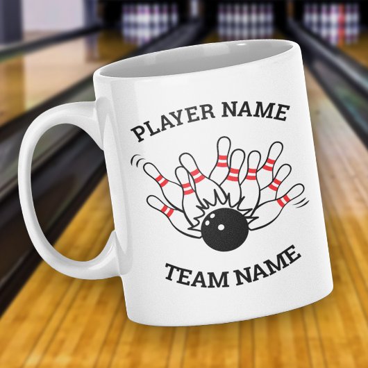 Bowling Team Mok - Strike Logo Team & Spelernaam